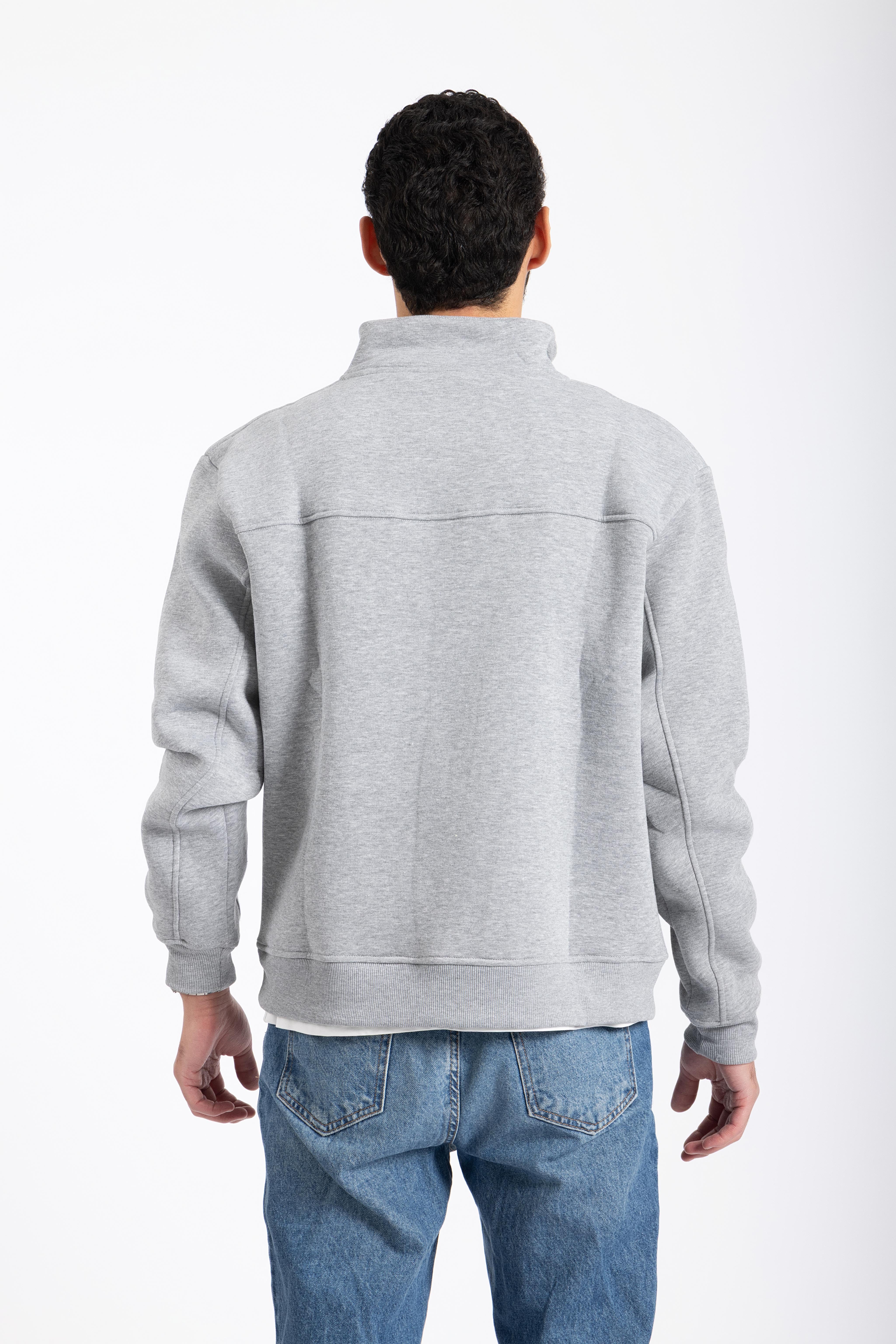 Grey Quarter-zip