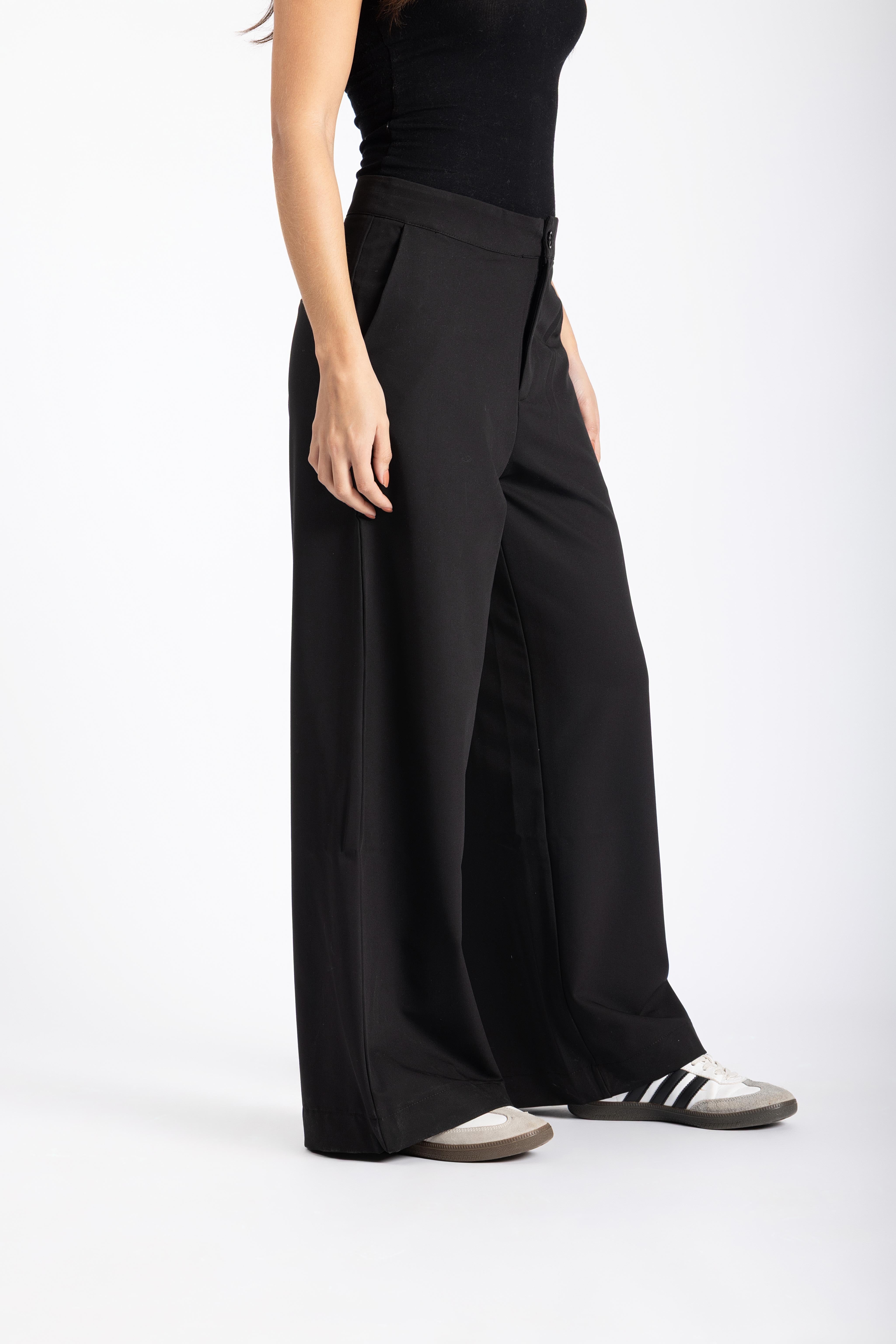 Soft Wide Leg Trousers
