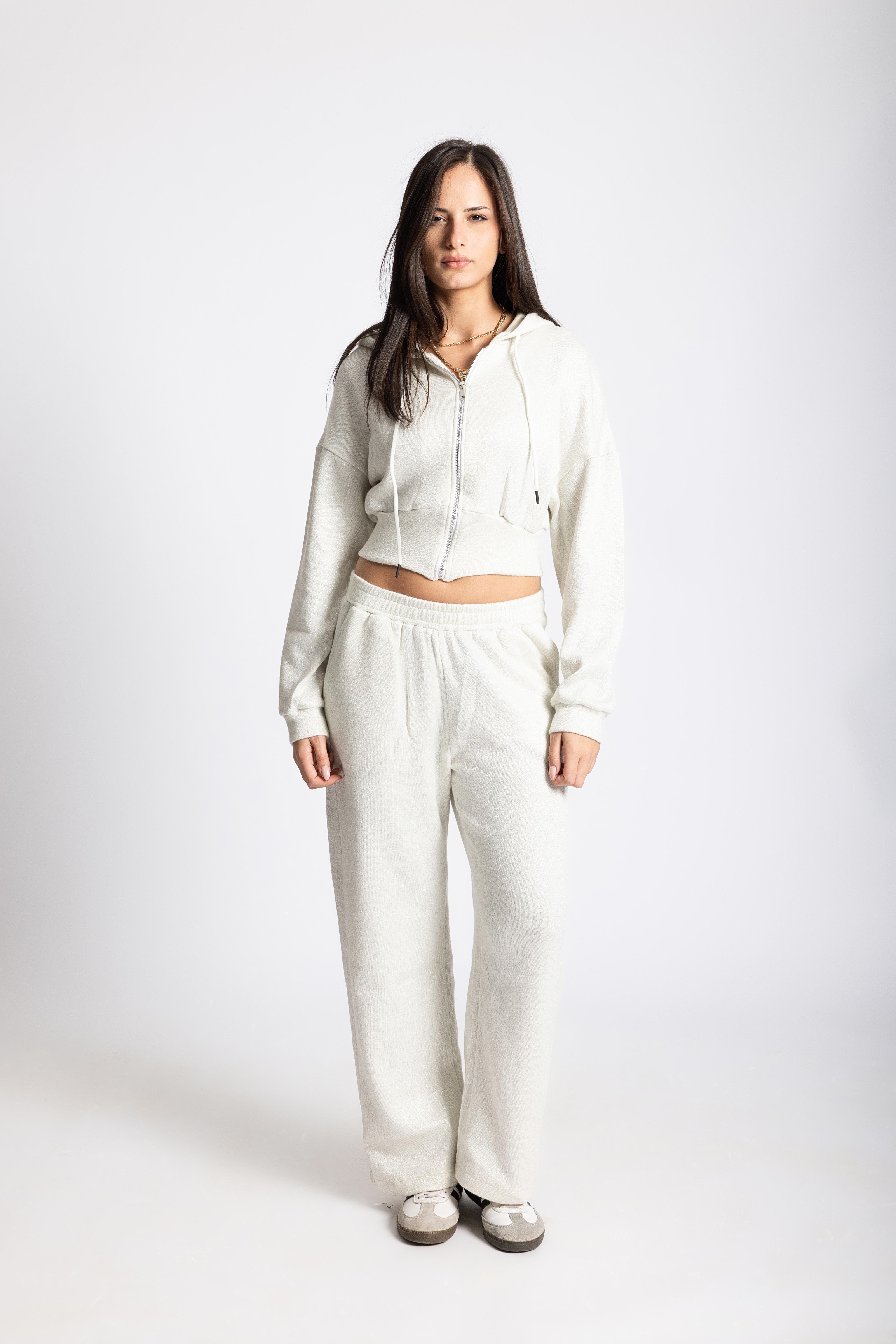 Metallic thread set Off White