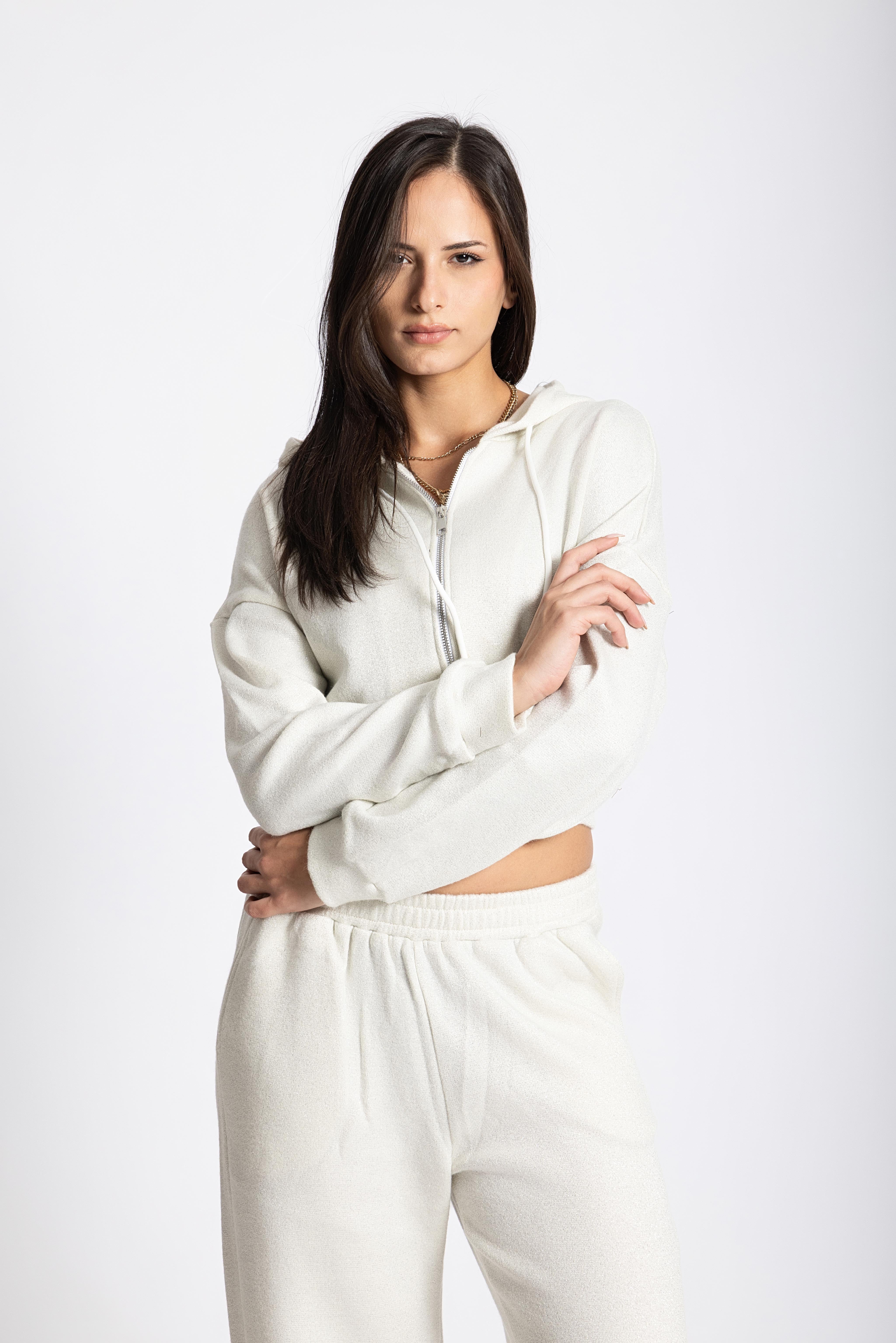 Metallic thread set Off White