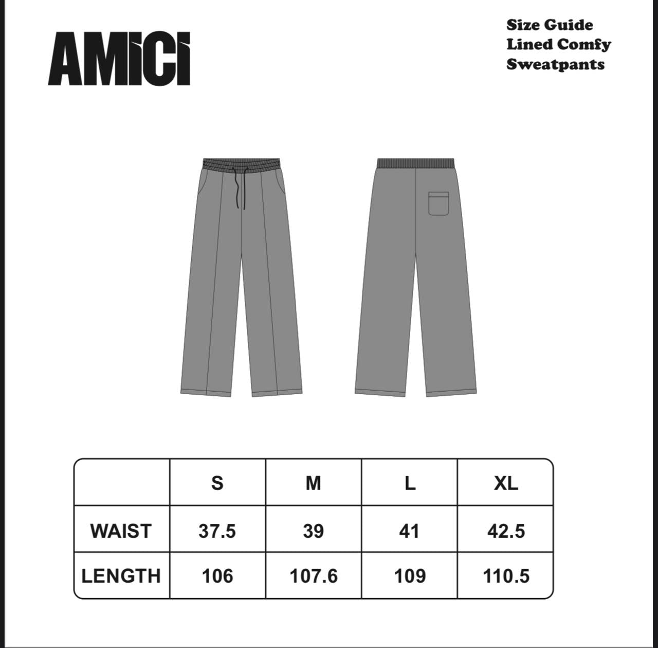 Sweatpants lined comfy Gray